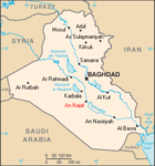 Iraq map najaf